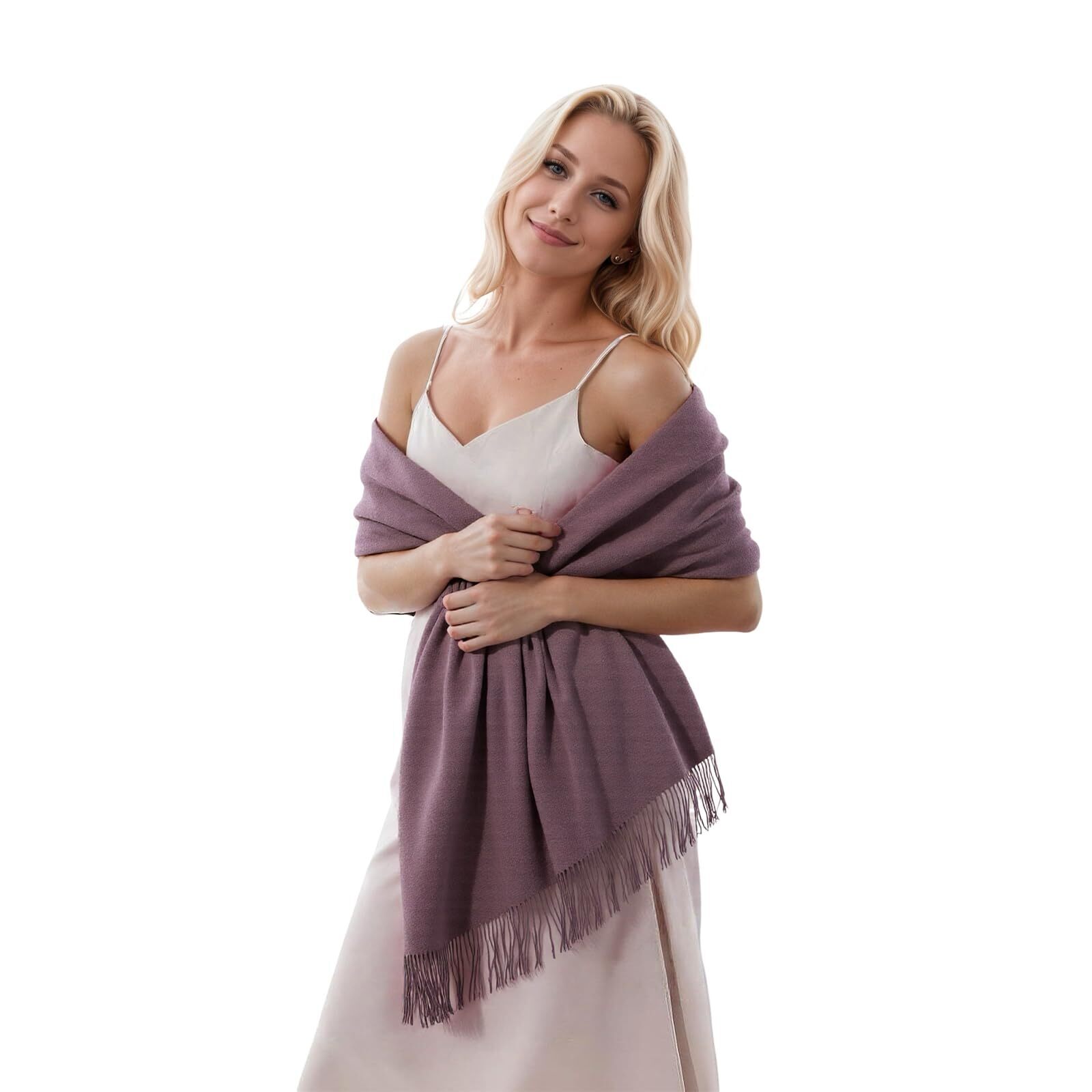 6963 Womens Scarf Pashmina Shawls And WrapsCashmere Feel Blanket Scarves